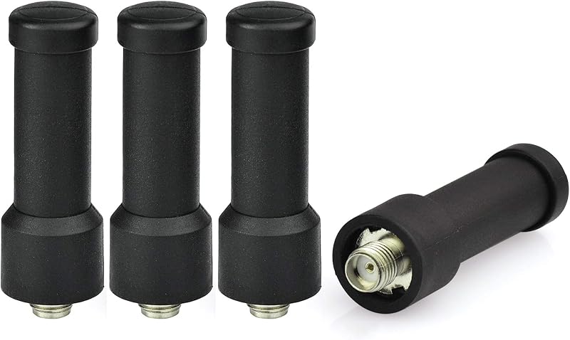 Bingfu UHF 400-470MHz Two Way Radio Antenna Replacement SMA Female 4-Pack | Short Antenna Compatiable with BaoFeng BF-888S Arcshell AR-5 AR-6 AR-7 Retevis H-777 H-777S FRS Radio Walkie Talkie