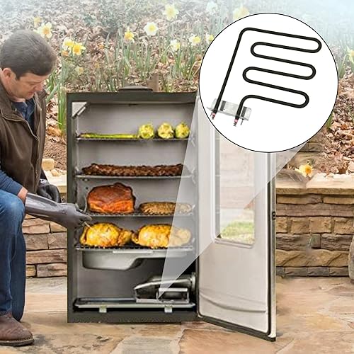 Miniatura 5 de Elemento calefactor eléctrico de 1200 vatios para ahumador, pieza de repuesto 9907120027 para Masterbuilt 40 "Electric Digital Control Smoker