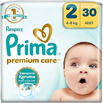 Prima Bebek Bezi Premium Care 2 Numara 30 Adet