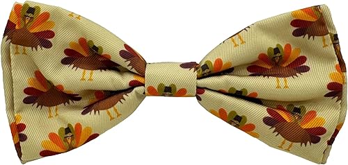 Miniatura 13 de Huxley & Kent Corbatín para mascotas para perros y gatos - Accesorio de collar ajustable de gancho y bucle para otoño - Lindo y cómodo para fiestas