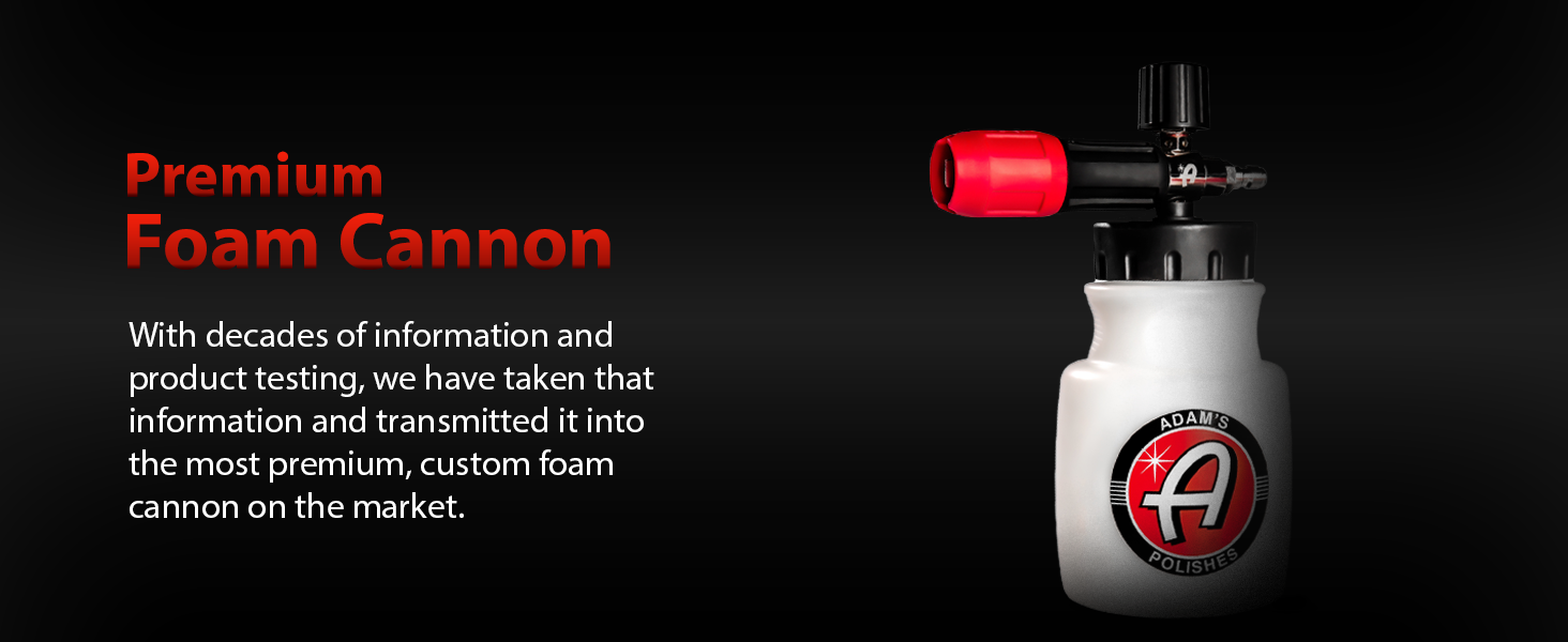 Amazon.com: Adam's Polishes Premium Foam Cannon - Soap Sprayer for