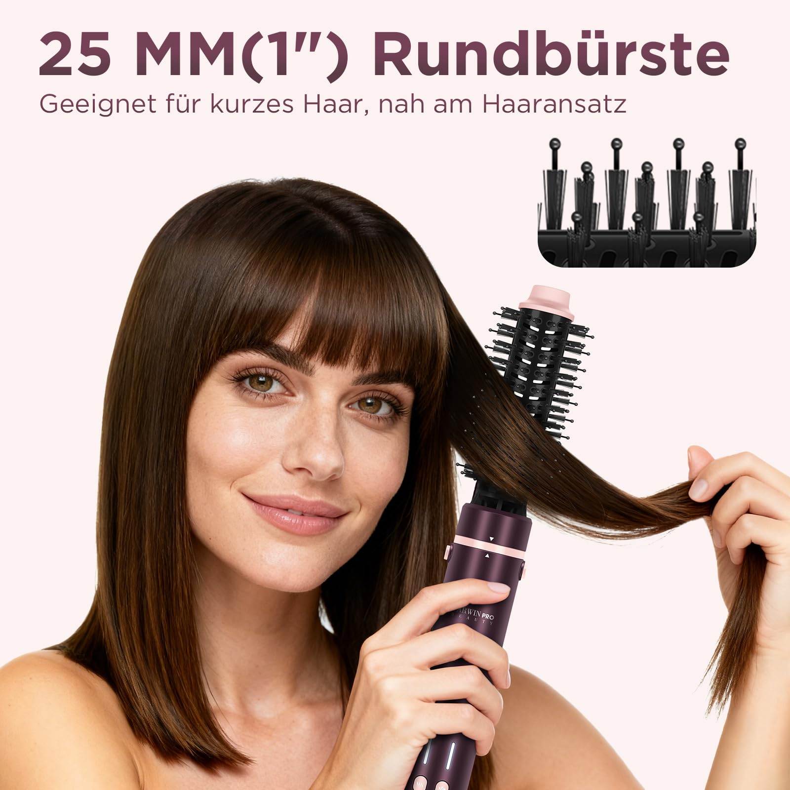 PARWIN PRO BEAUTY MaxAIR 2.0 7 in 1 Airstyler Multi-Styler Set, Lockenstab, Föhn 110000 U/Min, Volumenbürste