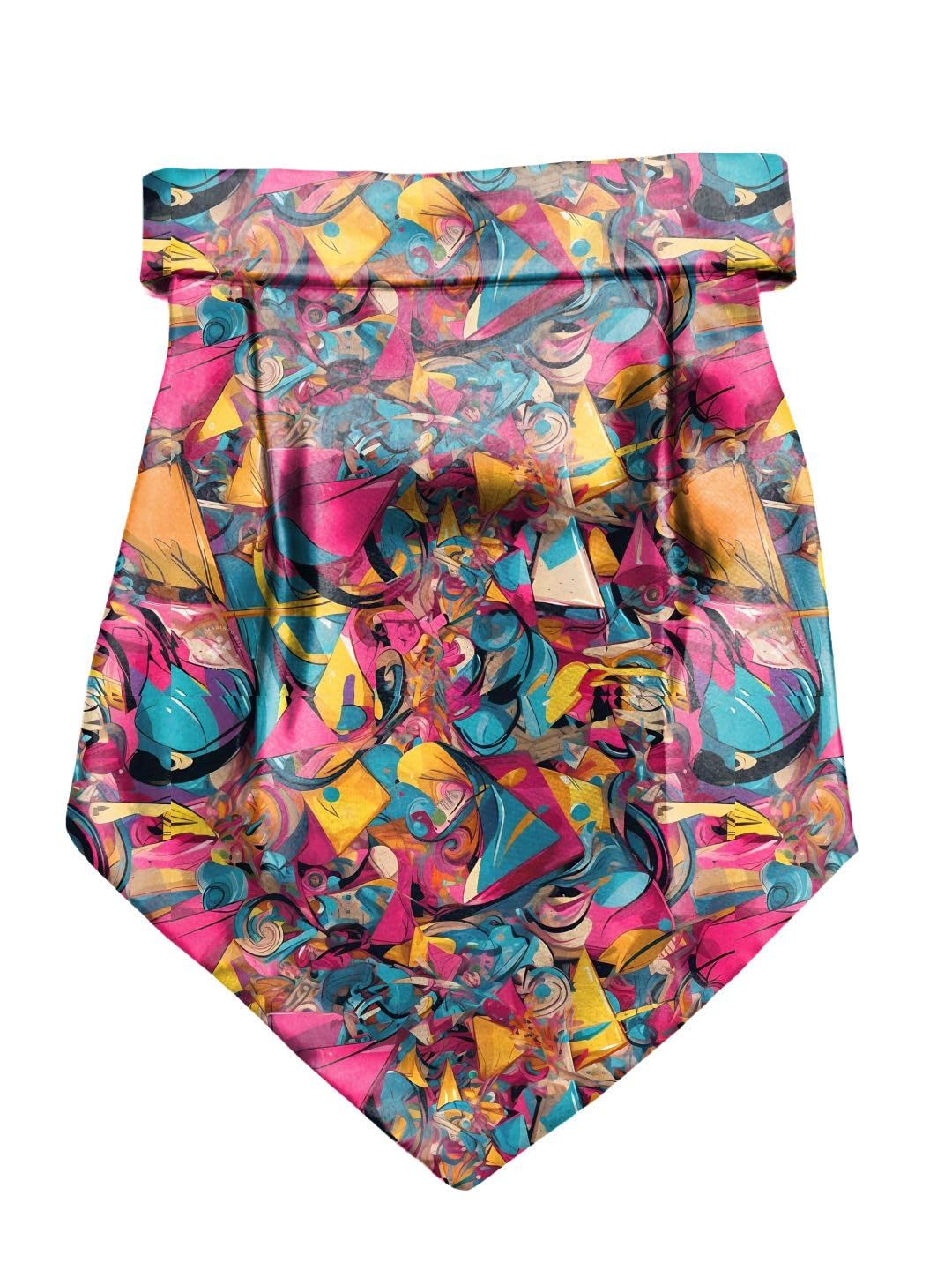 blacksmith Pink Chaos Printed Cravat and Macthing Pocket Square for Men-picture-29