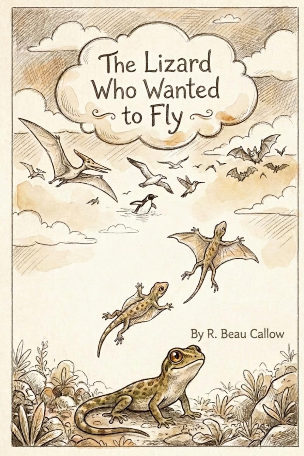 The Lizard Who Wanted to Fly (The Story Before the Story)