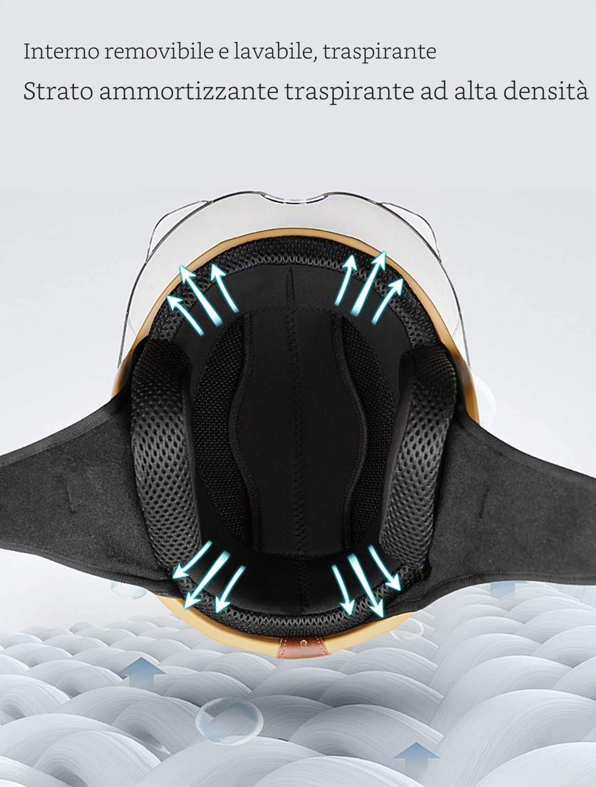 Casco Moto Retro Adulti Casco Jet Moto Uomo Donna Casco Di Sicurezza Personalità Mezzo Casco Moto Vintage Per Bici Da Strada Cruiser Chopper Ciclomotore Casco Confortabile A XXL