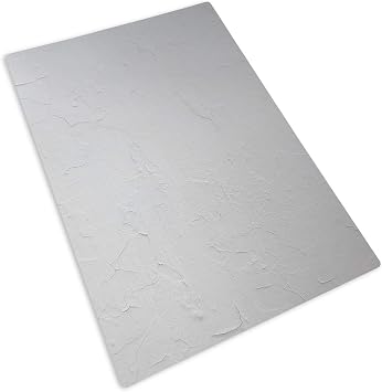 Simple White Texture Replicated Photography Backdrop 2 Feet Wide x 3 Feet Long 3 mm Thick