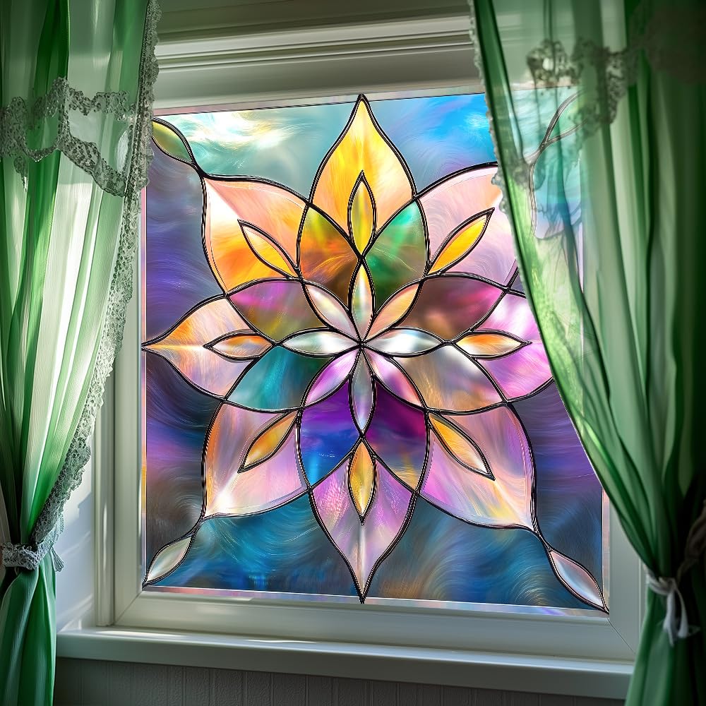 Alwayspon 28 x 100 cm niet-klevende glas-in-loodfolie, UV