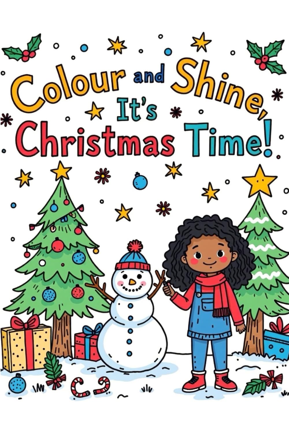 Colour & Shine, It’s Christmas Time: Fun Colouring Book