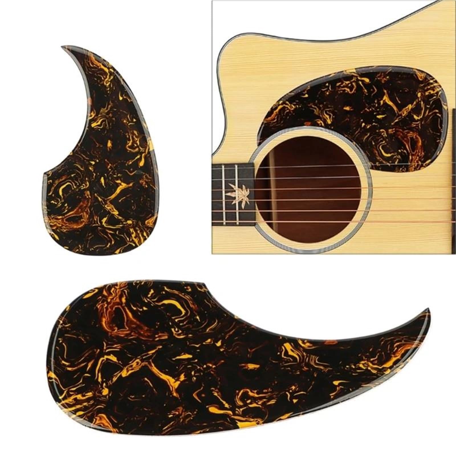 Pickguard Gitary Elektrycznej Osłona gitarowa PVC samoprzylepna Osłona gitary akustycznej Akcesoria do instrumentów muzycznych