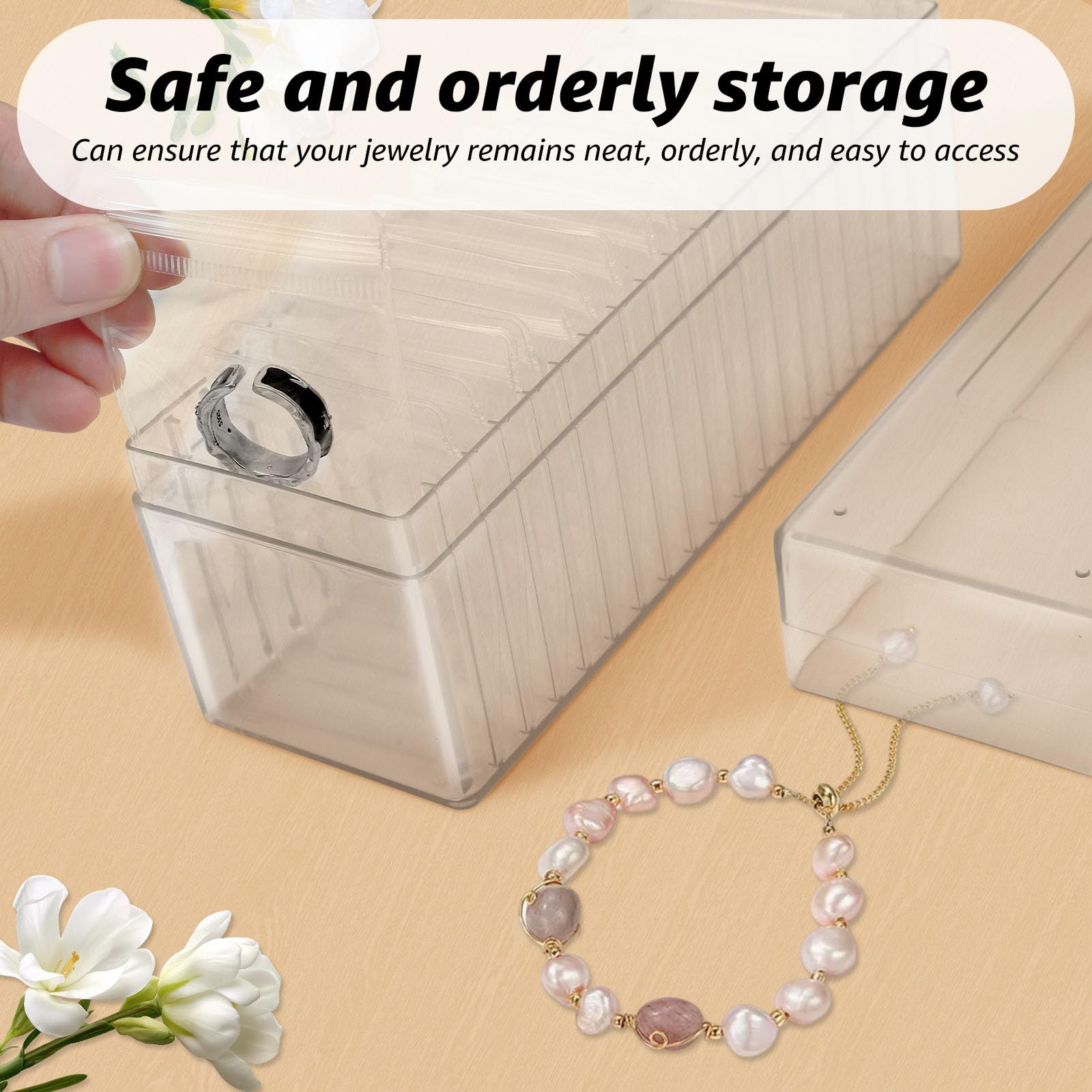 Acrylic Jewelry Organizer Box, Clear Jewelry Organizers And Storage...