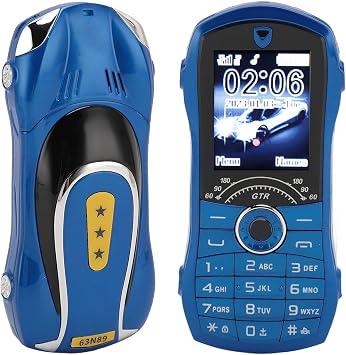 Annadue Cell Phone for Seniors, Dumb Mobile Phone with Large Keys, Dual SIM, 9 Speed Dial Numbers, Clear Sound, Bluetooth, 1.8 Inch Screen, 2400mAh (Blue)