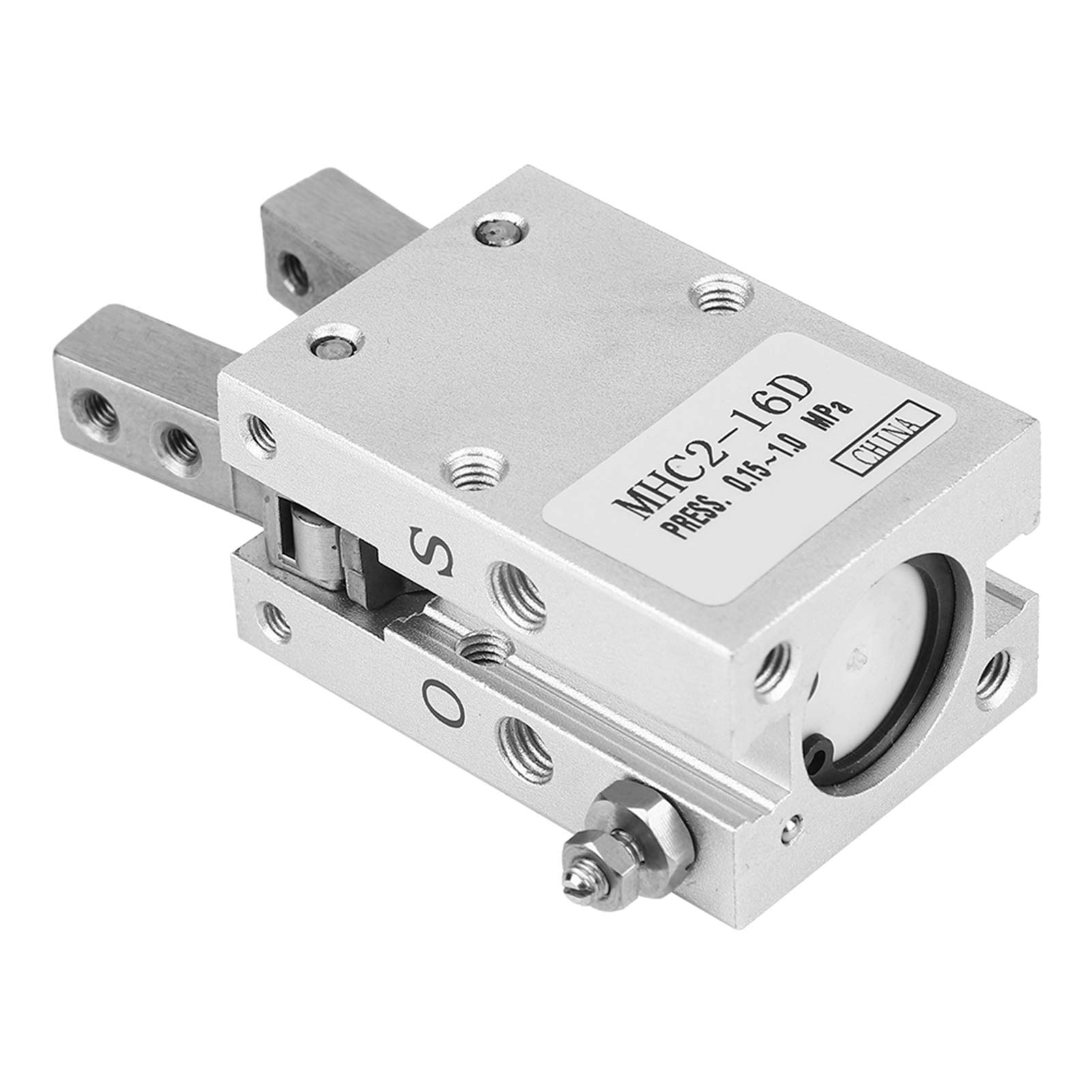 Yctze Cylindre Pneumatique de Doigt de Pince d'air de Style Parallèle de MHC2-10D/16D-conçu avec Précision, Double/simple Effet (MHC2-16D)