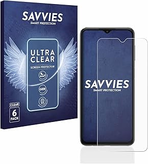 Savvies Screen Protector compatible with Samsung Galaxy A23 5G Protection Film Clear 6-Pack
