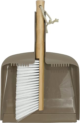 Miniatura 4 de Harper Live.Love.Clean. Juego de cepillo de bambú y bandeja de polvo de resina para limpiar polvo, pelo de mascotas y suciedad seca fina