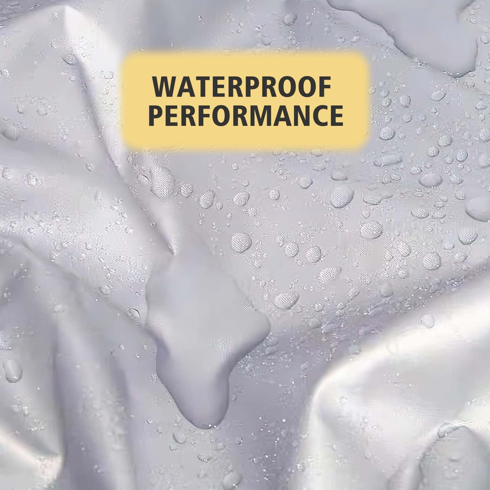 Premium Außenklimaanlage Abdeckung - Wasserdicht und UV-beständig, Schutzabdeckung aus Silberbeschichtetem Polyester, 86 x 32 x 56 cm, für Heim und Gewerbe, Staubdicht und Langlebig