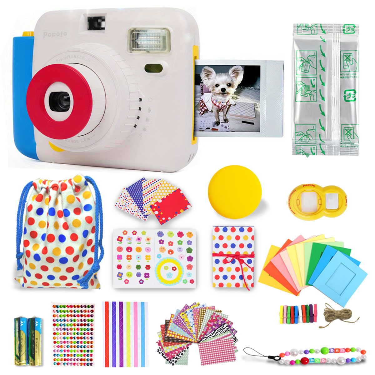 Amazon.com : POPOTO Instant Camera with Case,Mini 12 Instant