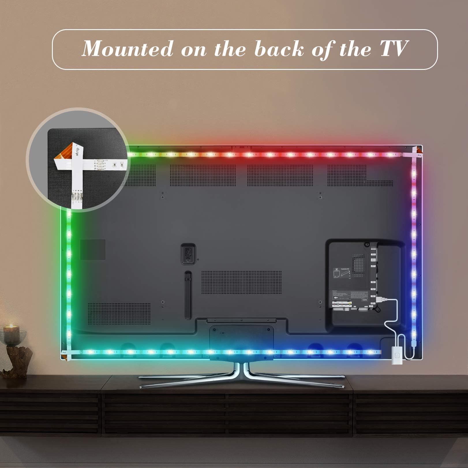 MYPLUS LED TV Backlight, LED Strip Light for 60-70" TV, 22 Scene Mode - Image 4