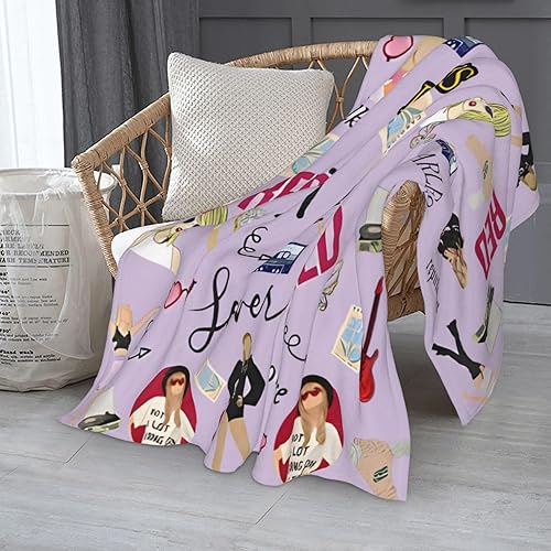 Miniatura 4 de Manta de cantante para sofá, manta gruesa y cálida para mujeres, hombres y niños, manta suave y mullida para cama, automóvil, oficina, manta para