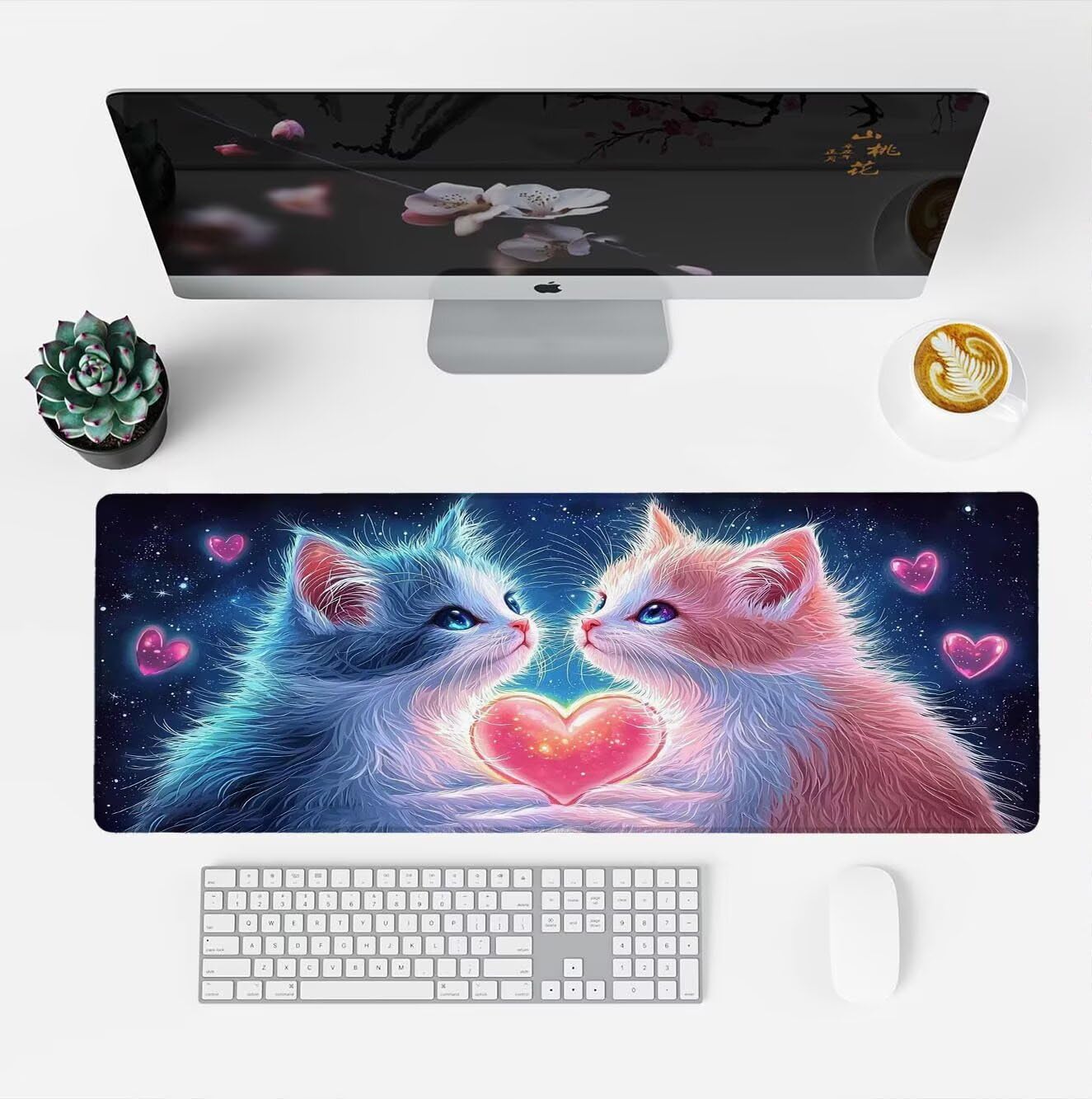Podkładka pod mysz, podkładka pod mysz XXL 1200 x 600 mm podkładka pod mysz dla graczy, wodoodporna gumowa podstawa, duża podkładka pod mysz do gier na biurko szyte krawędzie wodoodporna