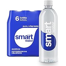 Smartwater vapor distilled premium water , 16.9 Fl Oz (pack of 6)