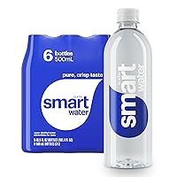 Vista 1 de Smartwater Agua premium destilada al vapor, 16.9 onzas líquidas (paquete de 6)