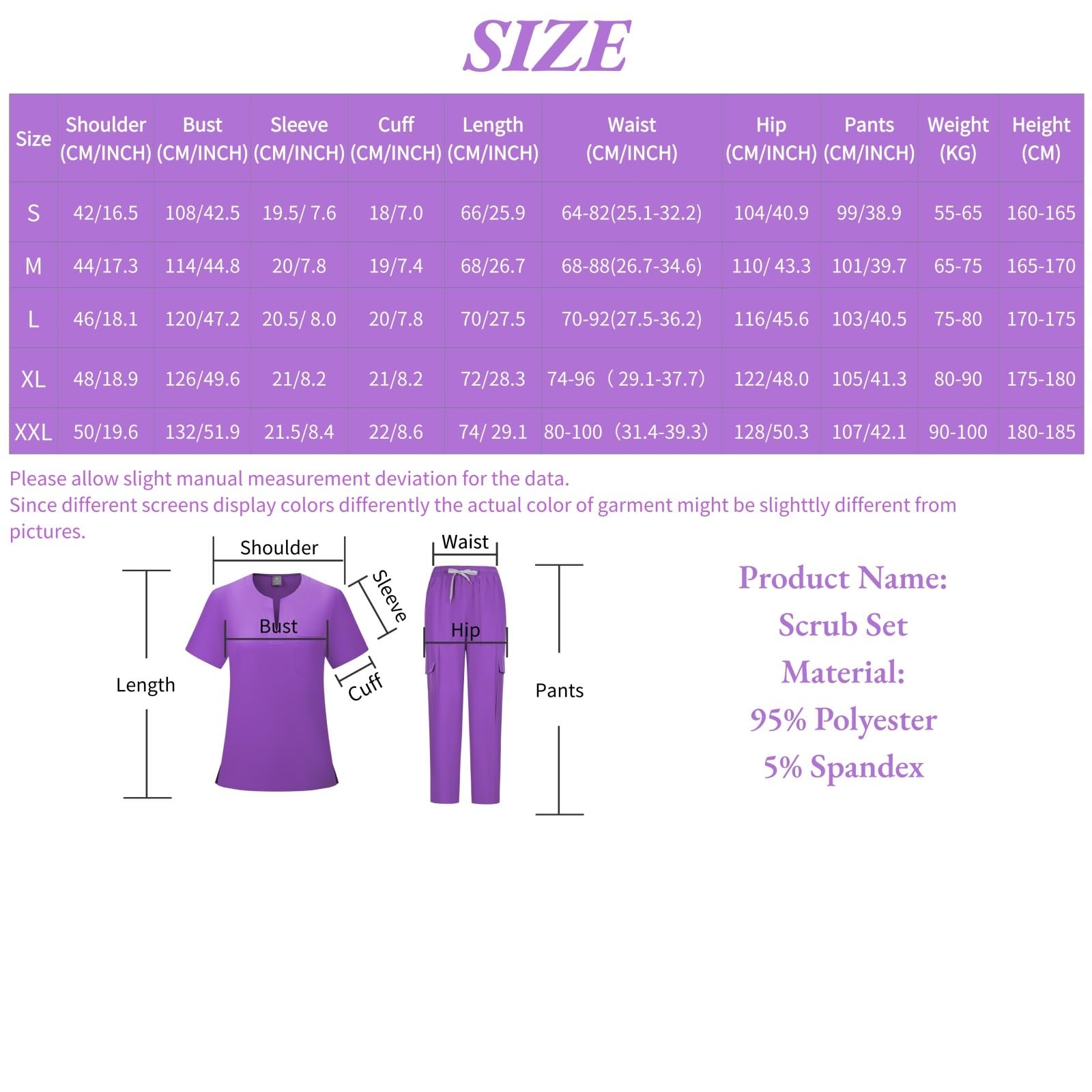 Uniforme Sanitario Mujer Beauty Salon Work Wear Top-Pants SPA Nursing Tunic Suit