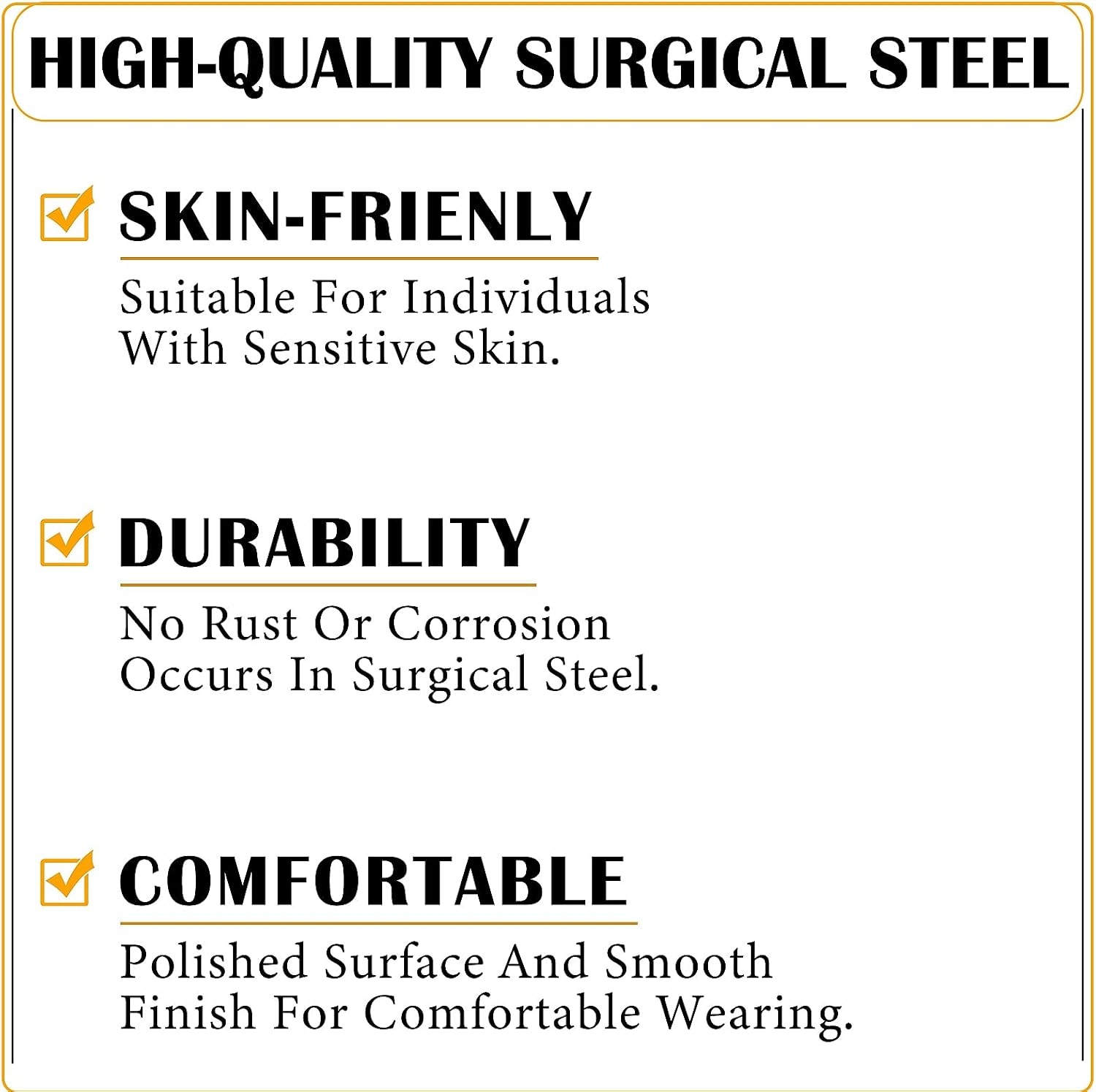 8G-25mm DIY Gauges for Ears 316L Surgical Steel Mirror Finish Double Flared Tunnels Plugs Earrings Hollow Internally Threaded Ear Gauges Piercing for Women Men Silver Black Gold 1 Pairs