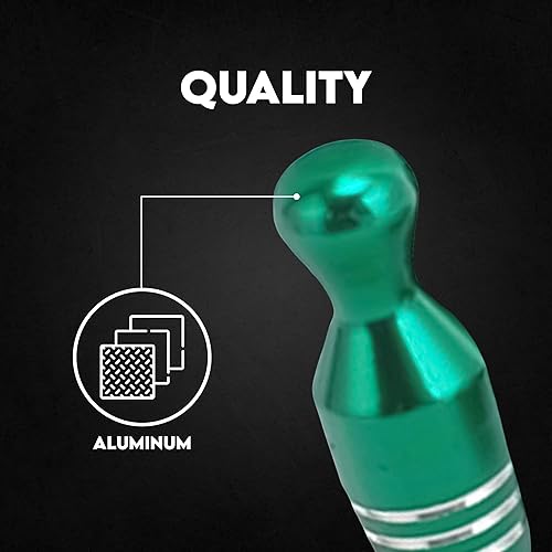 Miniatura 36 de Tapones para válvulas de neumáticos de automóvil, 4 unidades, cubiertas universales para vástagos, juego de tapas de válvula de neumático