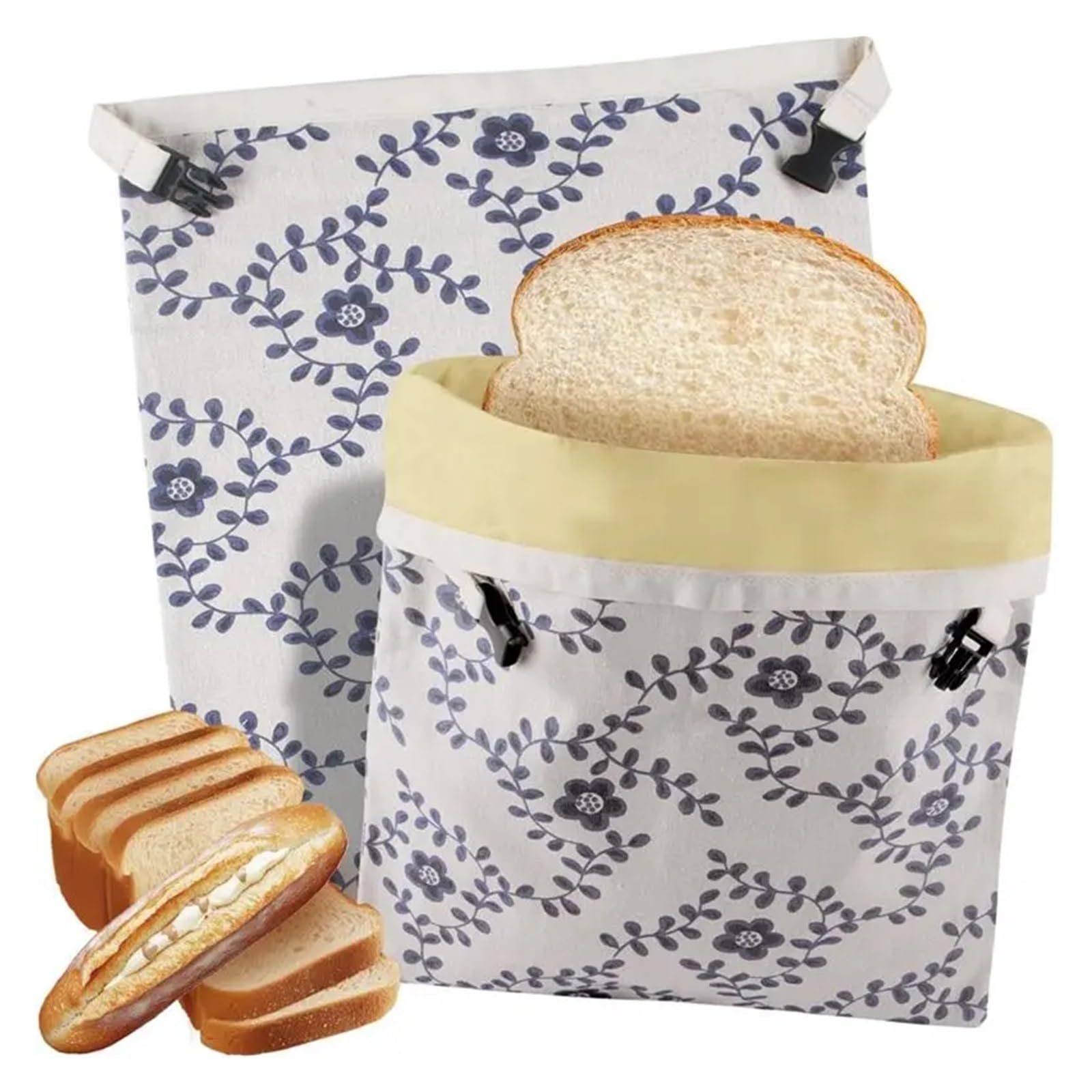 Bolsa de pan de cera de abeja premium ABXF de lino de conservación para masa madre