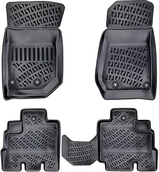 Rizline Jeep Wrangler Jk 4 Doors 3D Vehicle-Specific Pool Mat Bmy Compatible with 2006-2018