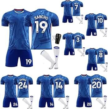 チェルシー　ユニフォーム　#5ジョルジーニョ サッカーウェア 2425チェルシーホームサッカーウェア 7番
