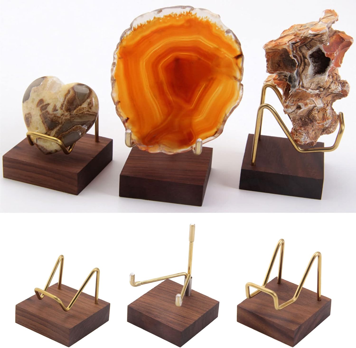 Crystal Display Holder Collectible Decorative Rack Accessory Household For Birthday Festival Party Background Crystal Display Holder