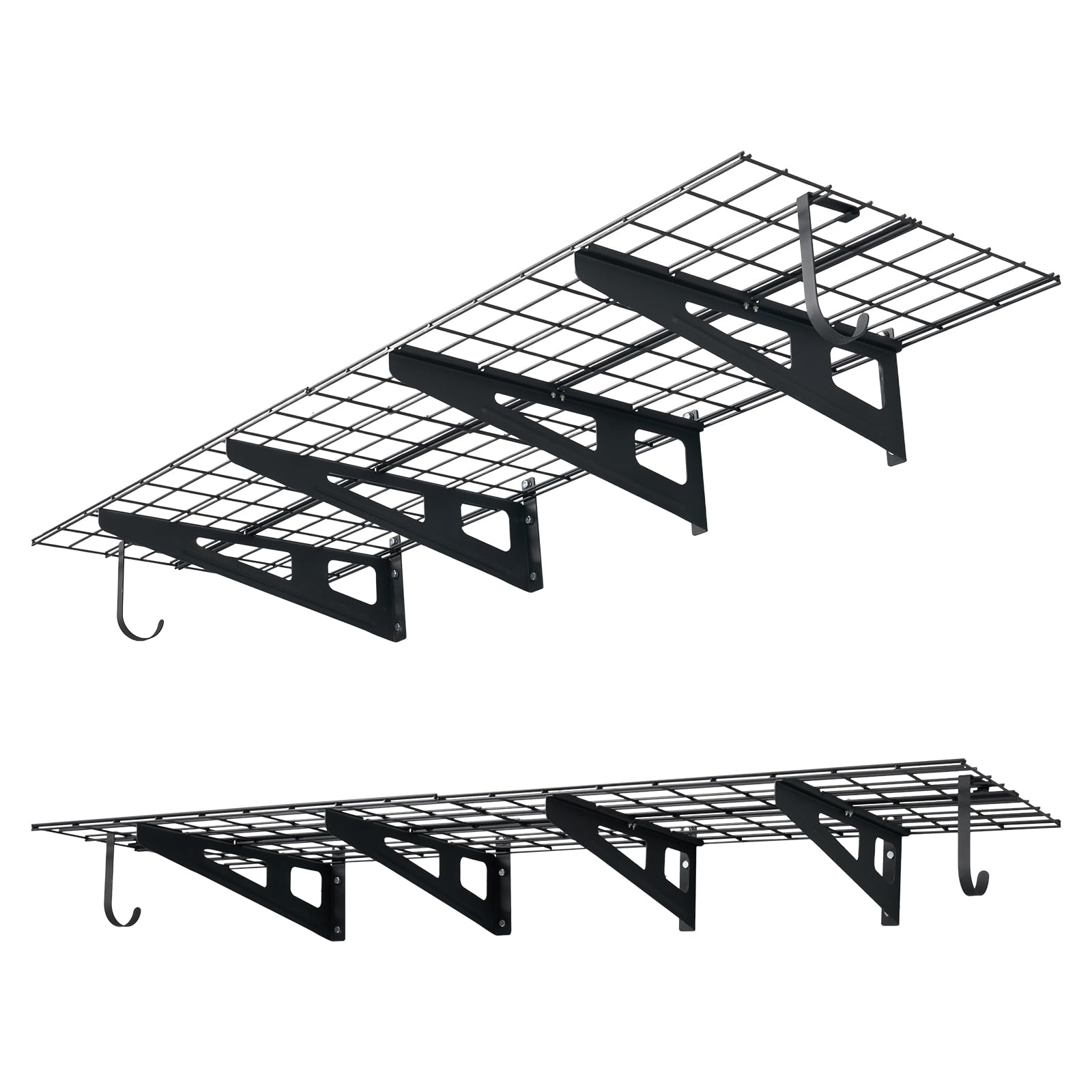 VEVOR Set 2 Mensole Carichi Pesanti