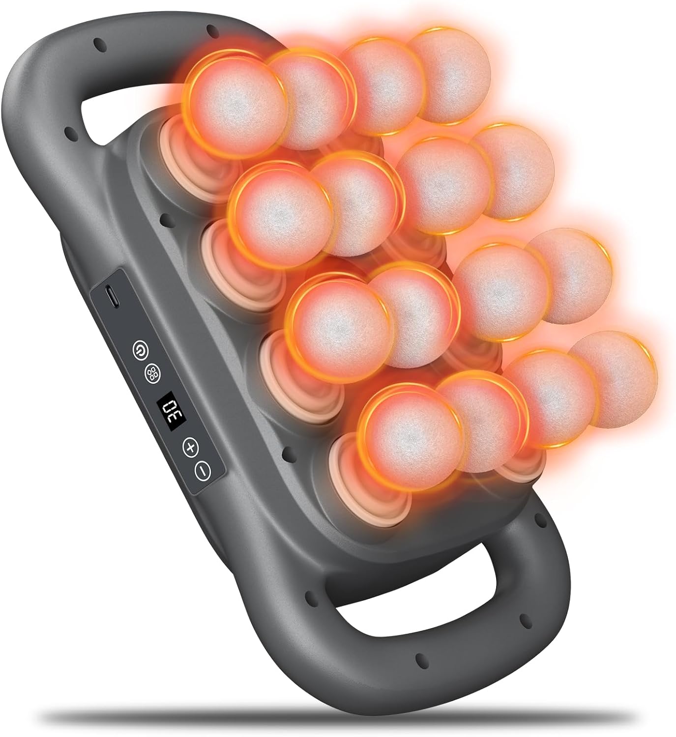 Massage Gun Deep Tissue – 16 Heads, 9 Levels, 22800 RPM, Full Body Muscle Massager for Pain Relief – High-Speed Percussion Massager Gun for Muscles – Body Massagers for Muscles