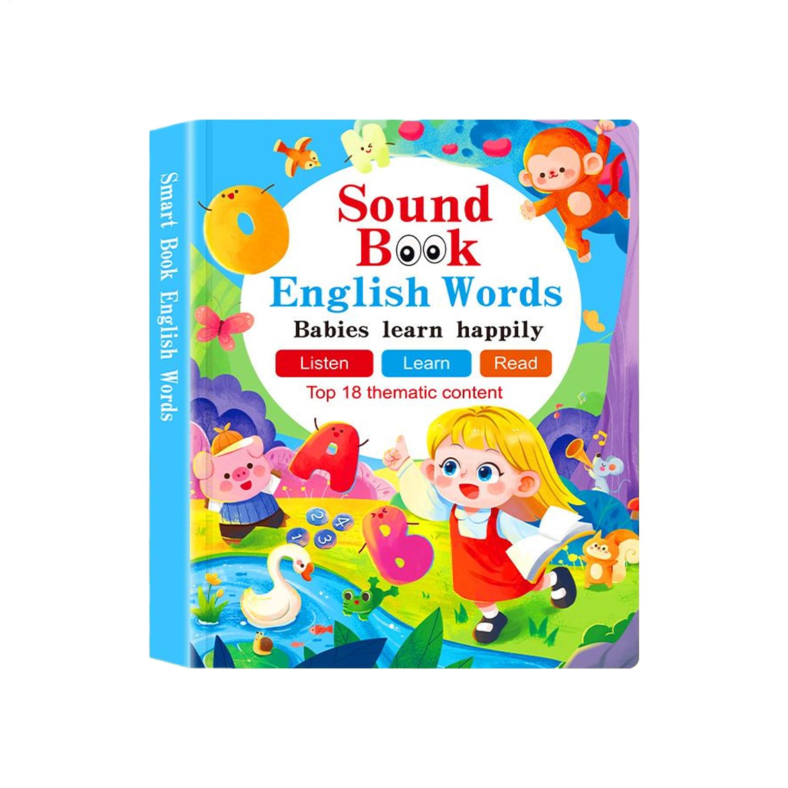 Livre avec son sensoriel et kit de lecture interactive bébé - 8