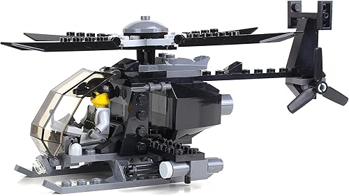 Miniatura 3 de Battle Brick Juego coleccionable de pájaro pequeño Ah-6 con 1 figura personalizada