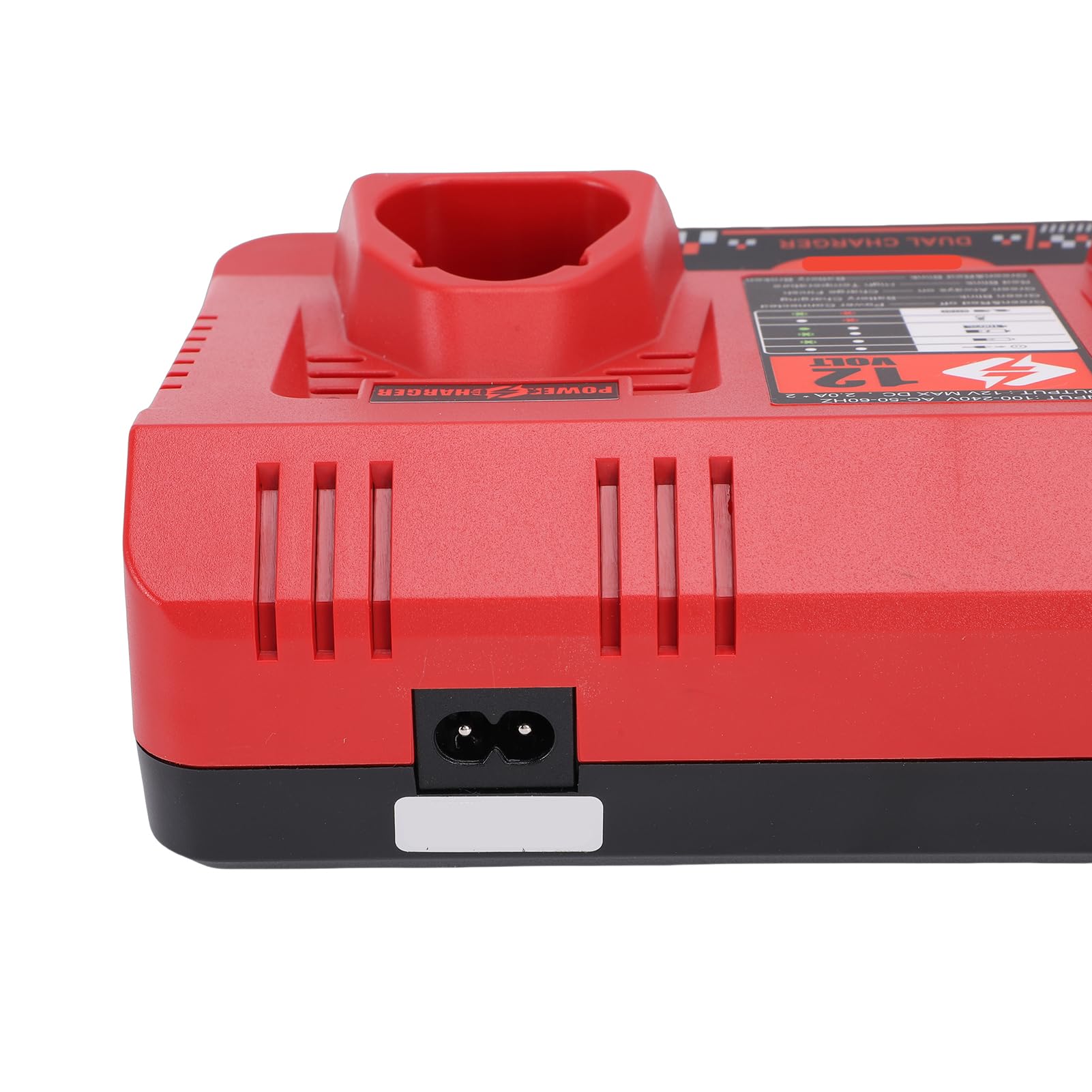 AUNMAS Chargeur Rapide de Batterie, Remplacement de Chargeur de Batterie au Lithium-ION pour Outil électrique à Double Port pour 48 11 2440 2402 2411 2420 (Prise UE)