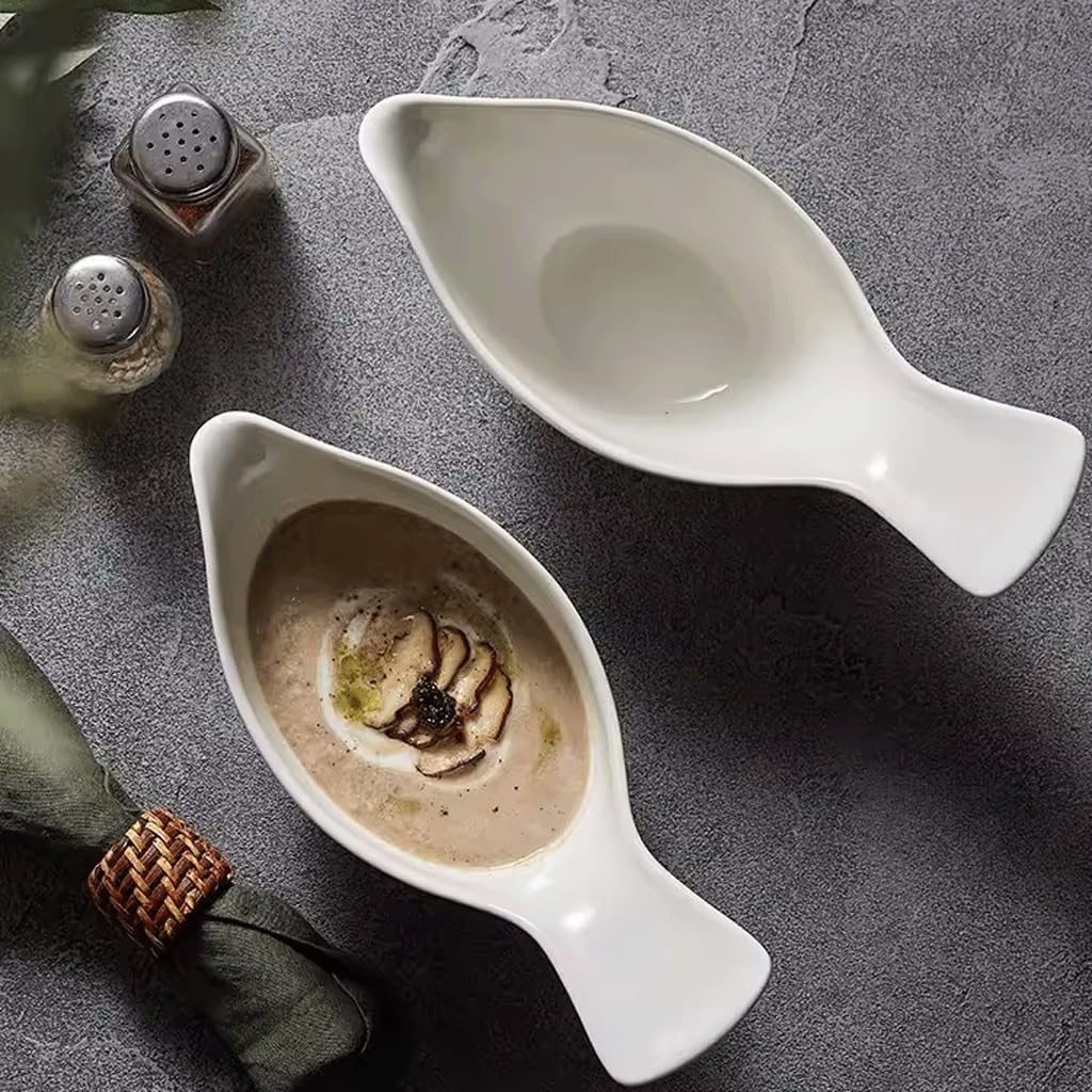 Ciotola per Insalata in Porcellana Bianca, personalità Creativa, Piatto Irregolare, Ciotola per Insalata di Frutta da Tavola, Ciotola per Insalata da Tavola, Ciotola per