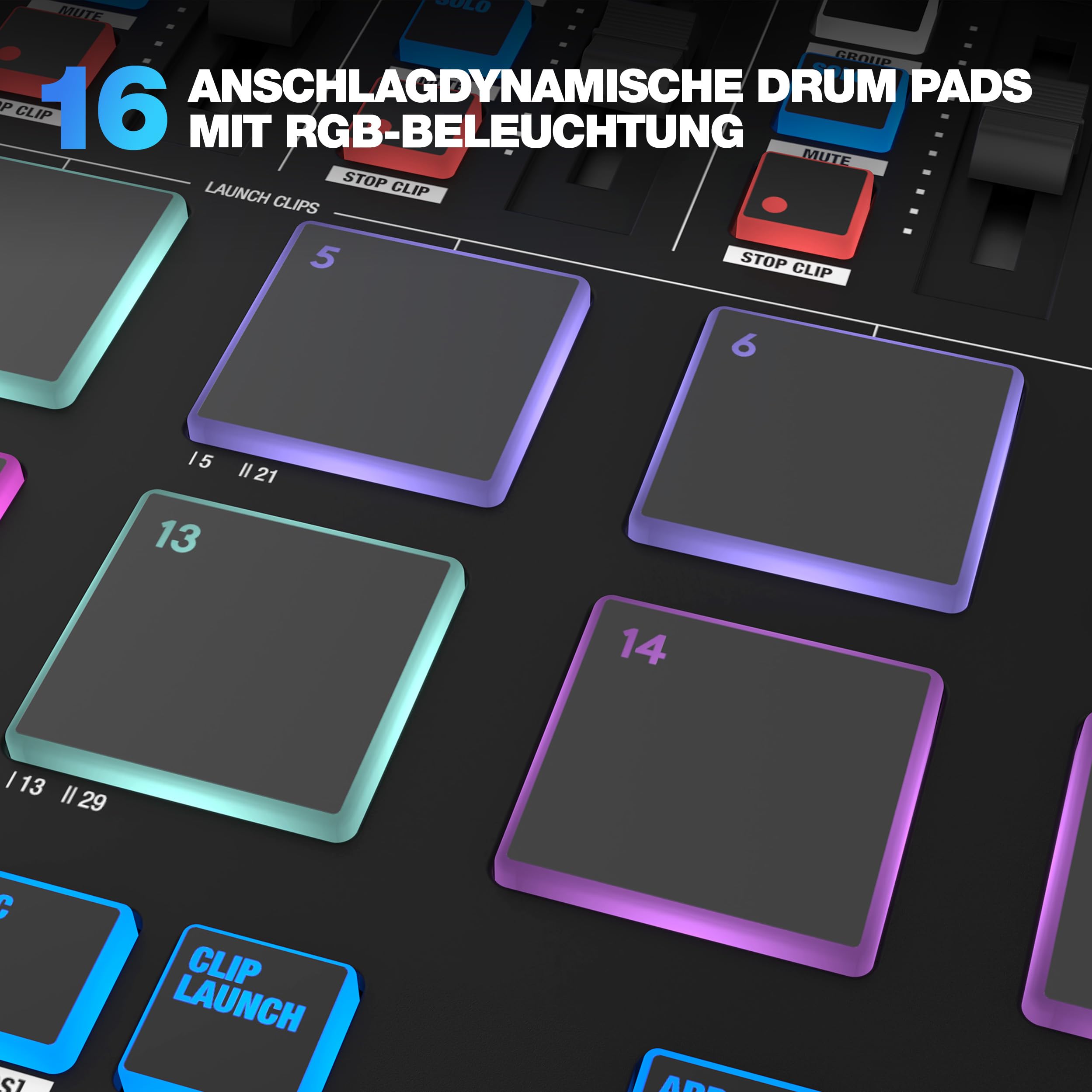 Reloop Keypad Pro - Workstation DAW compatta con MIDI wireless