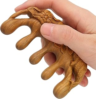 Pente de madeira, pente de estilo, dente largo, pente de cabelo, pente de massagem, pente de ondulação, pente de fio, pente de estilo, pente de madeira, pente de dentes largos