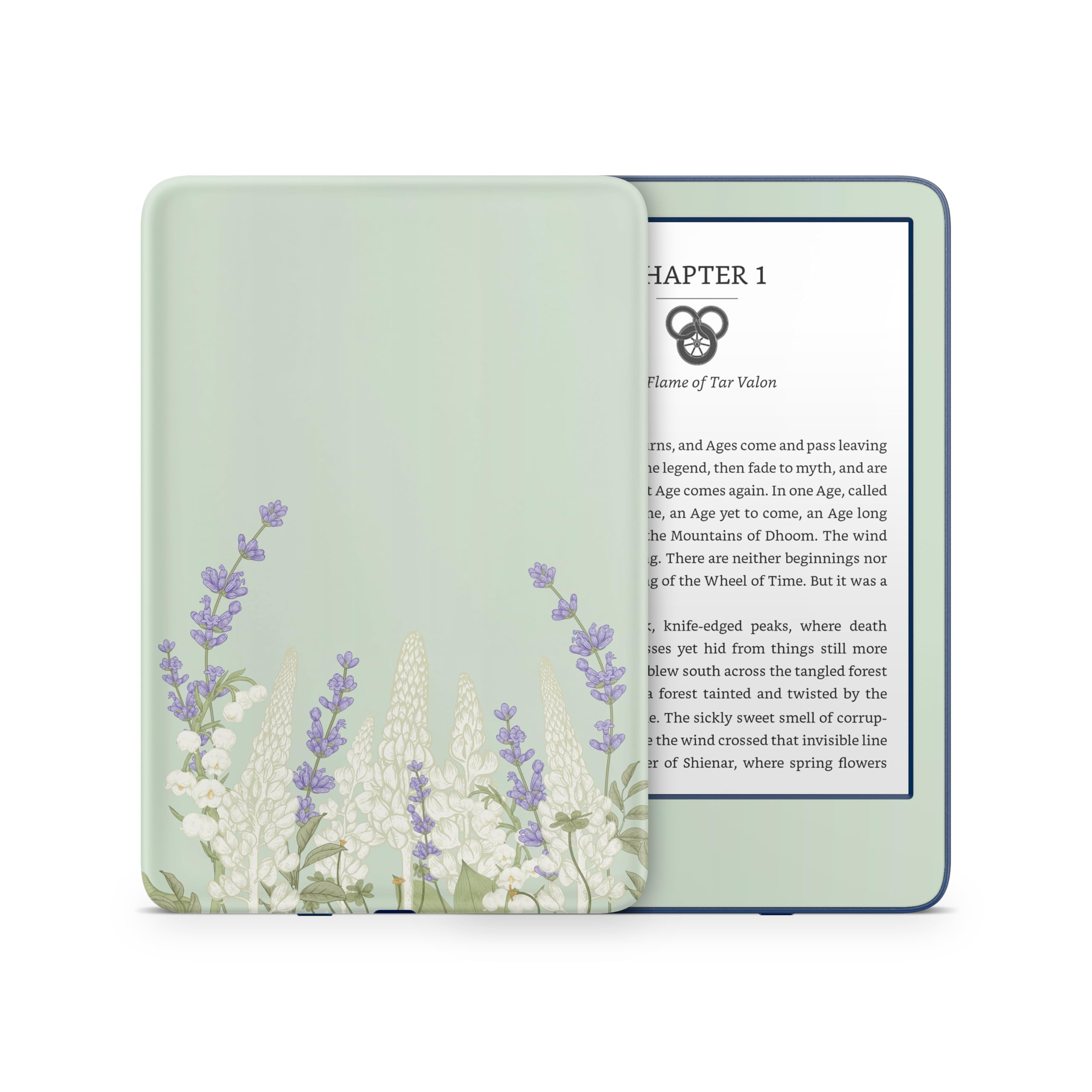 Tacky Design Cherry Blossom Skin for Kindle Skin Decal Wrap Floral Vinyl, Premium 3M Decal Sticker for Full Surface Coverage (Kindle (11th Gen, 2022))