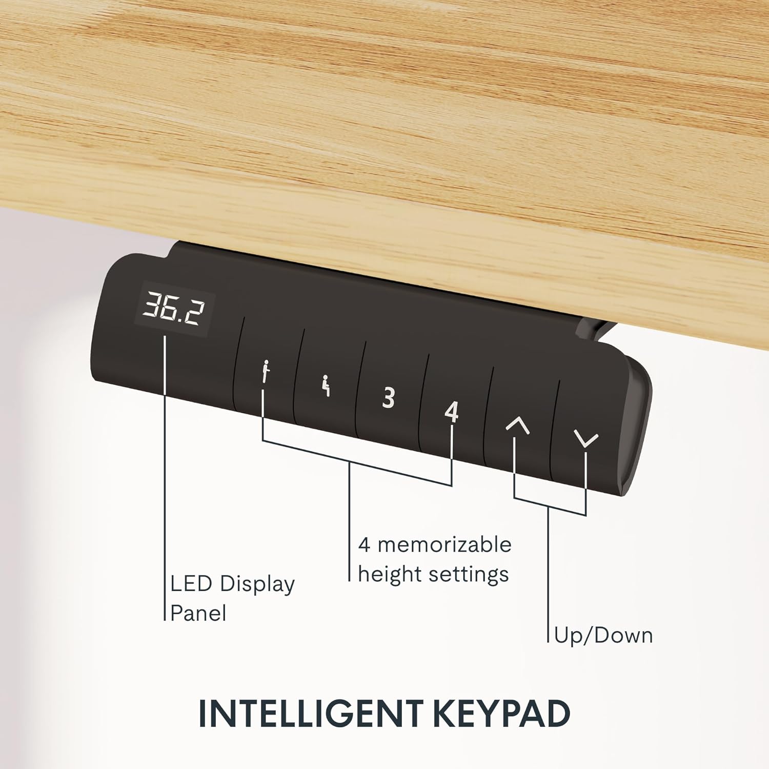 FLEXISPOT E6 Solid Rubber Wood 3 Stages Dual Motor 63x24 Inch Electric Height Adjustable Standing Whole-Piece Board Desk Sit Stand Up Desk (Black Frame + Solid Wood Desktop) FLEXISPOT E6 Solid Rubber Wood 3 Stages Dual Motor 63x24 Inch Electric Height Adjustable Standing Whole-Piece Board Desk Sit Stand Up Desk (Black Frame + Solid Wood Desktop)