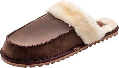 Flojos Mens Lynx Sherpa Lined Slipper