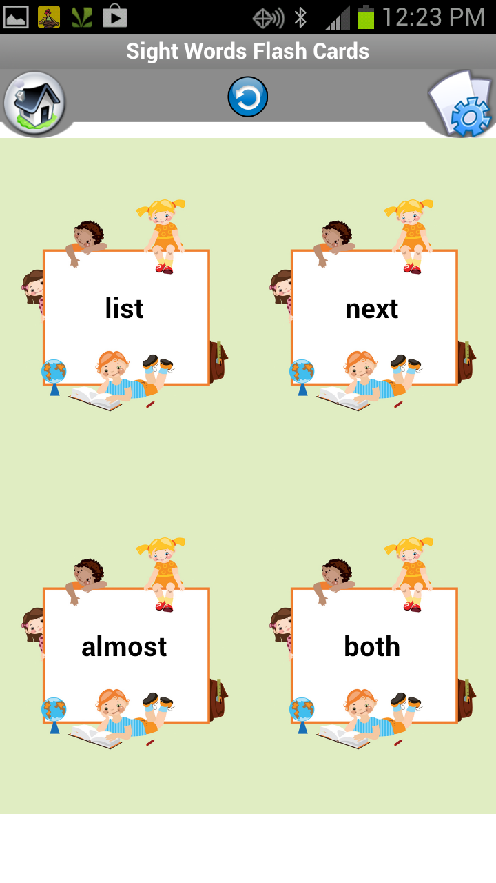 Sightwords Flashcards for Kids App on Amazon Appstore