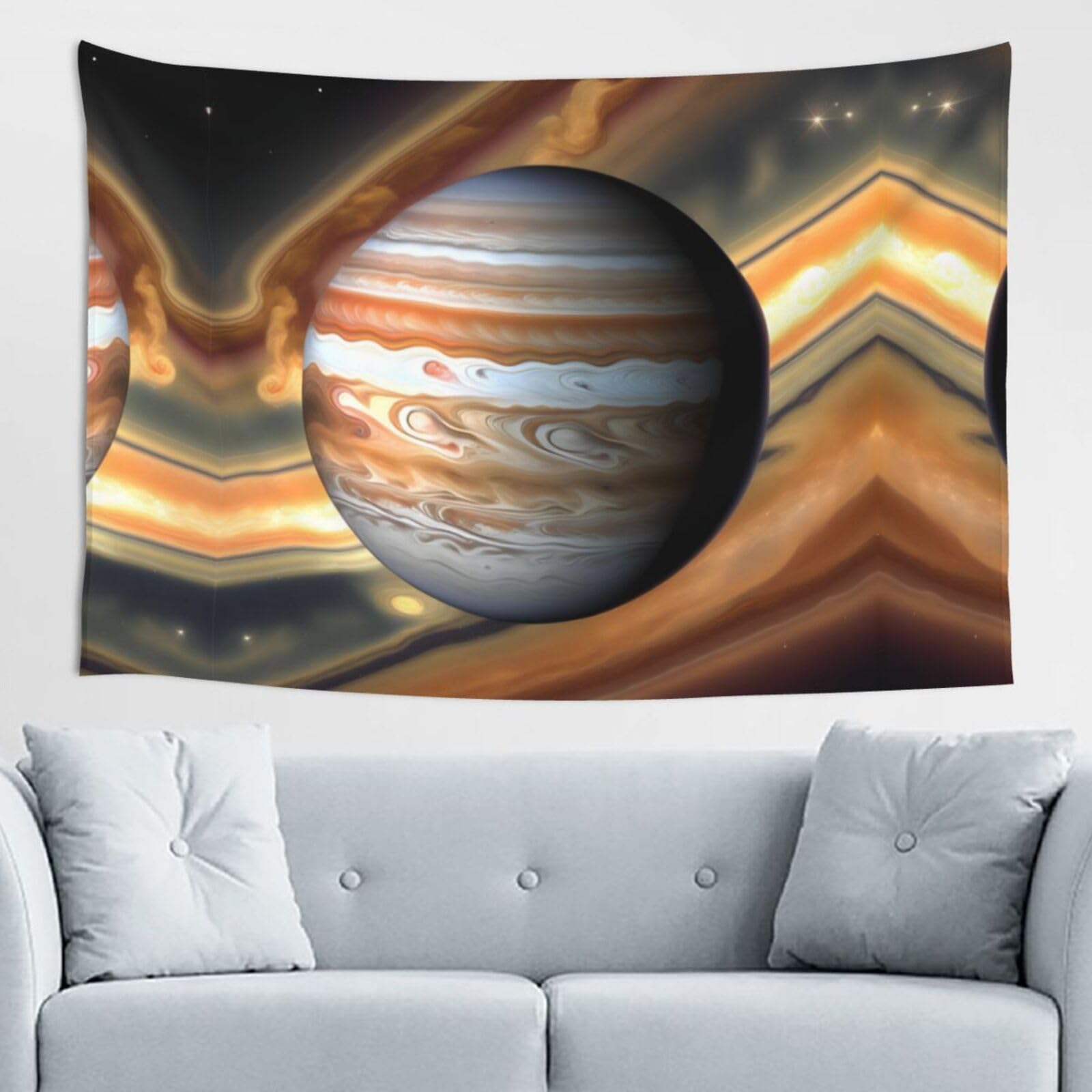 ZZYYDS Jupiter Landscape Wall Decor Tapestry 60x40in, Wall Hanging, Home Decor, Dorm Decor, Porch Tapestry, etc.
