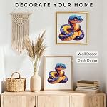 MYS A·U·R Puzzle en bois pour adultes, Puzzles en bois de serpent(16.6 * 16.9in-500pcs), Puzzles animaux adultes de forme unique,Puzzles en bois irréguliers Meilleur cadeau pour les adultes et les enfants jeu de famille