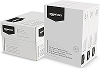 Vista 1 de Yaxa Basics Papel multiusos para copiadora e impresora, 8.5 x 11 pulgadas, 24 libras, 1500 hojas (3 paquetes de 500), brillo 97, blanco