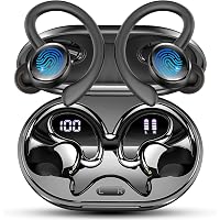 Cuffie Bluetooth 5.4 Sport, Auricolari Bluetooth con 6D Bass Stereo