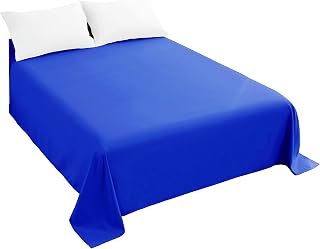 Sfoothome Royal Blue Flat Sheet