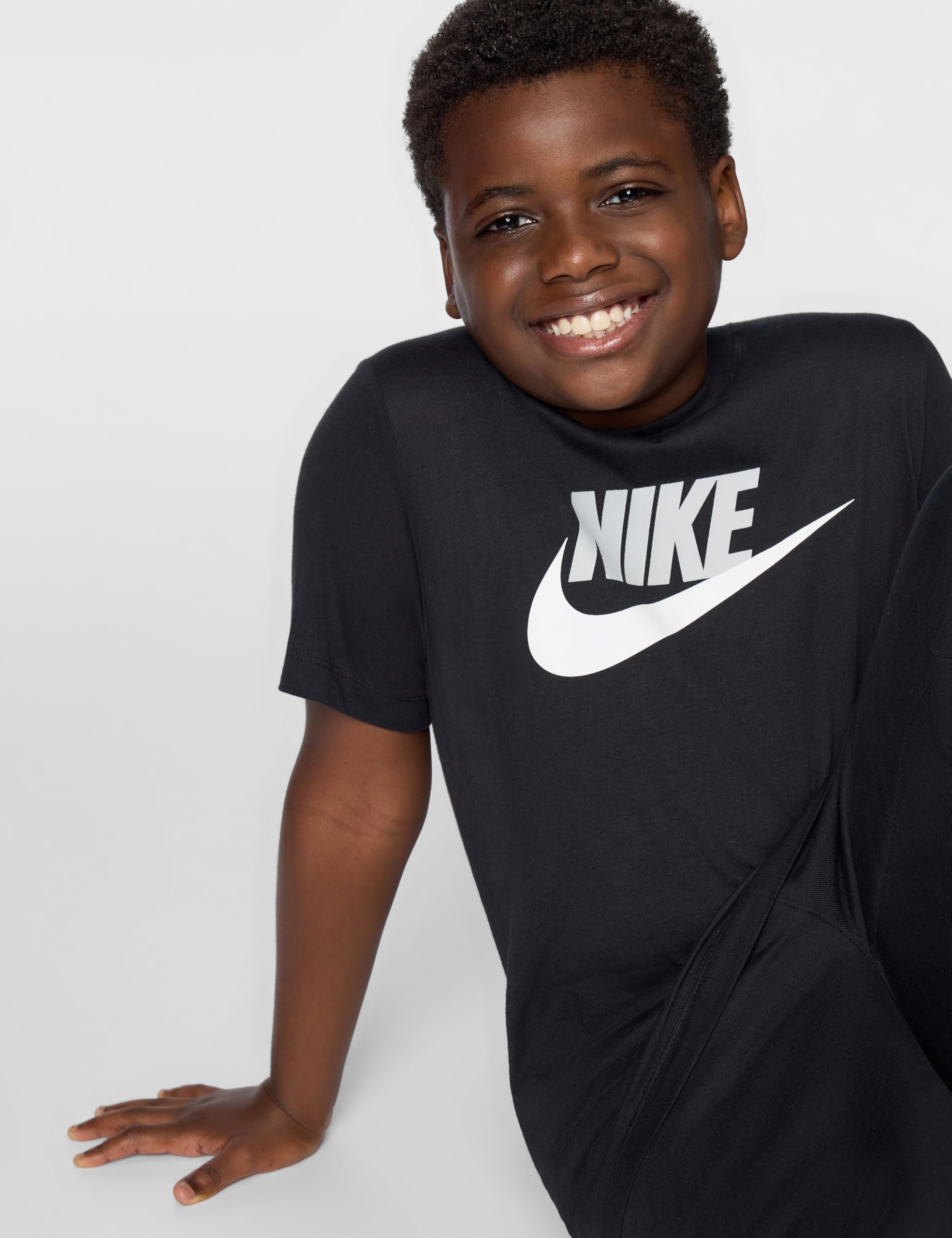 Nike K NSW tee Futura Hbr Camiseta Unisex niños
